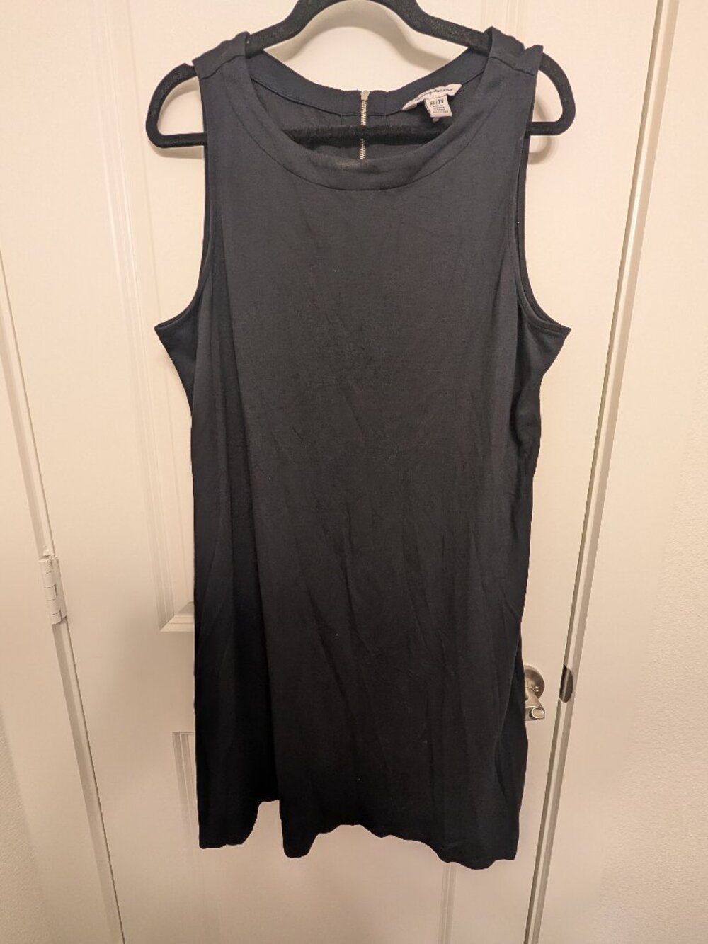 Tommy Bahama Women's Size XL Black Modal Knit Sleeveless Knee Length Dress